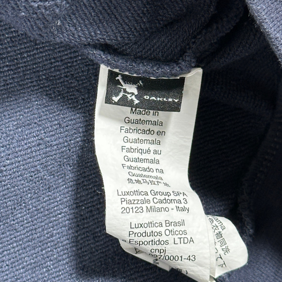 Oakley Sweater Adult EXTRA LARGE Blue Zip Hoodie Factory Pilot Motocross - Picture 7 of 9